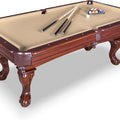 Augusta 8 Ft Furniture Pool Table – Includes Cue Sticks, Billiard Balls – Classic Design Perfect for Family, Home, Dining, or Living Room