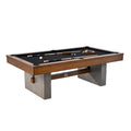8' Urban Slate-Tech Drop Pocket Table with Cover, Pool Ball and Cue Stick Set