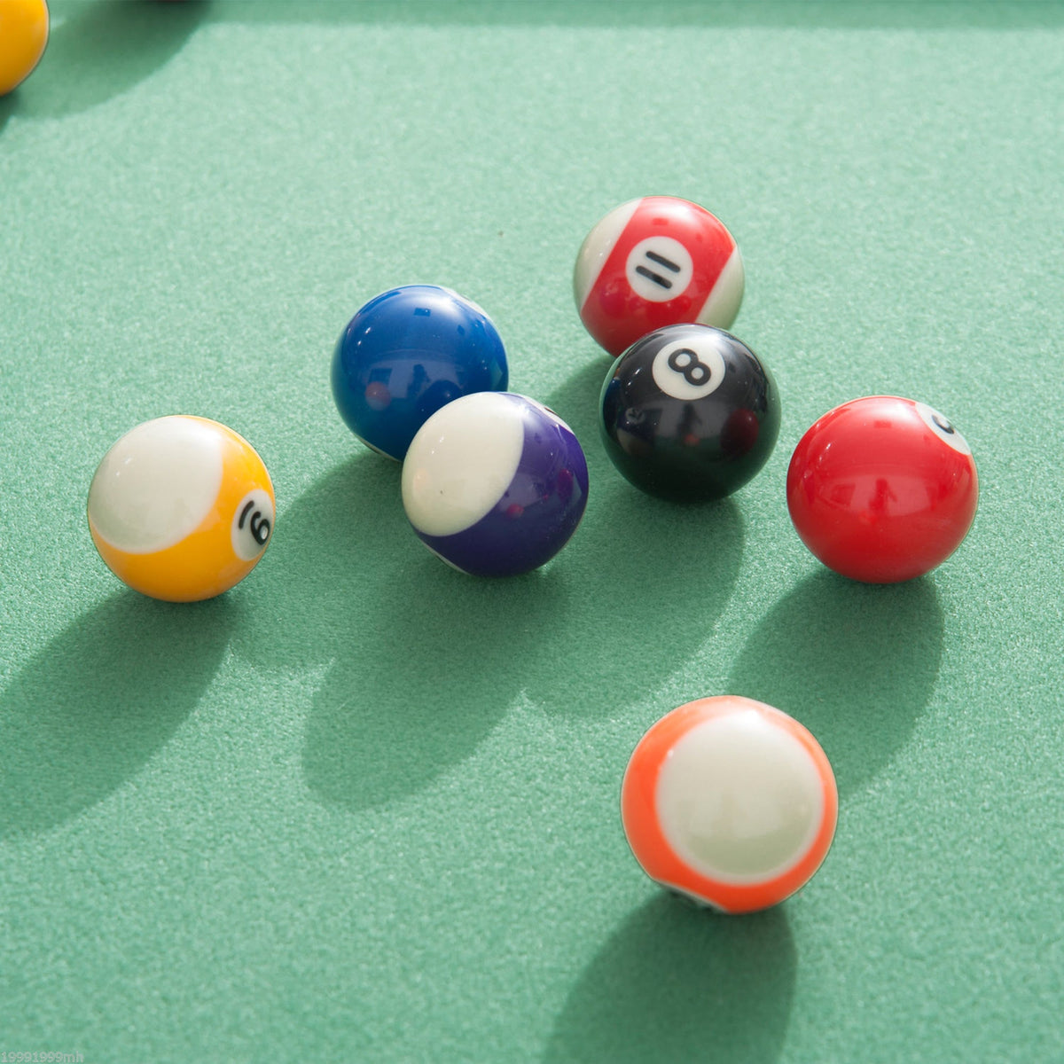 55 Portable Folding Billiards Table Game Pool Table for Whole Family Number Use With Cues, Ball, Rack, Green