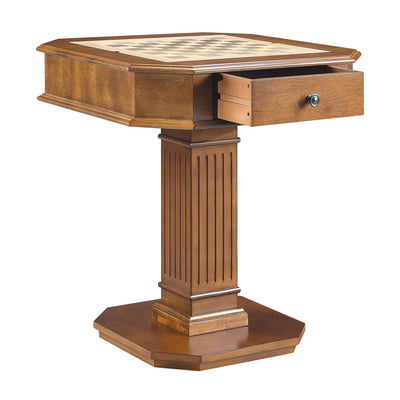 2-in-1 Game Table with Storage Drawers - Walnut