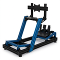 Factory Price Black Anodized Gaming Driving Sim Racing Rig Cockpit Aluminum Gaming Simulator with Single Triple Monitor Stand