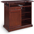 Ridgeline 60-In Hardwood Home Bar with Storage - Mahogany Finish