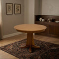 40" Mission Quarter Sawn Oak Round Dining & Game Night Table - Cherry or Walnut