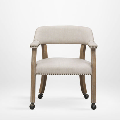 Dining or Game Room Chair with Casters