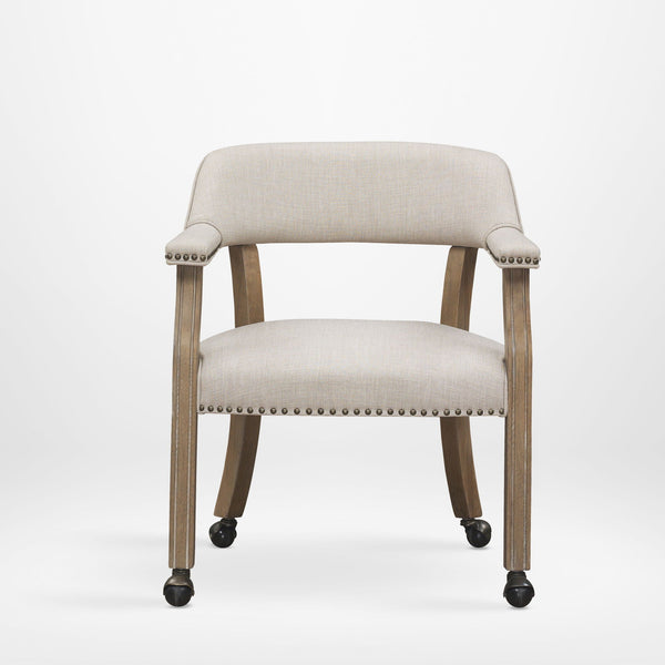 Dining or Game Room Chair with Casters