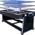 3 in 1 Multi-Game Swivel Table by Rack - Billiards/Pool, Table Tennis & Air Hockey