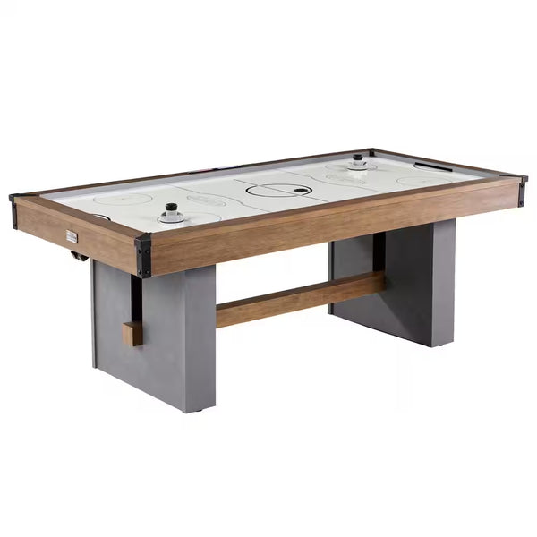 Urban 7' Air Powered Hockey Table with Pusher and Puck Set