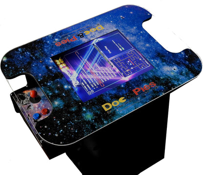 60-Game Full-Size Cocktail Arcade Machine – Dual Player Retro Arcade Table with LCD Screen, Joysticks, and Buttons – Classic Arcade Cabinet for Home or Game Room Use