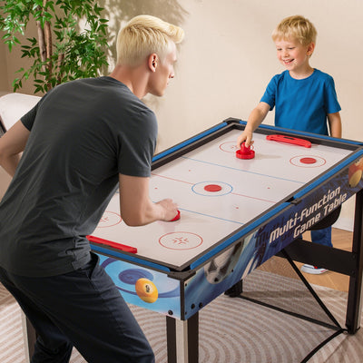 10-in-1 Combo Multi-Game Table Set - Blue