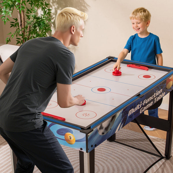 10-in-1 Combo Multi-Game Table Set - Blue