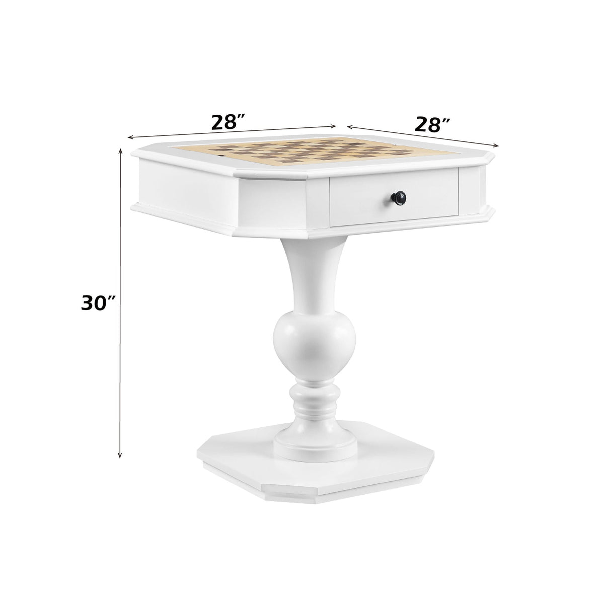 3 in 1 Chess Game Table with Storage
