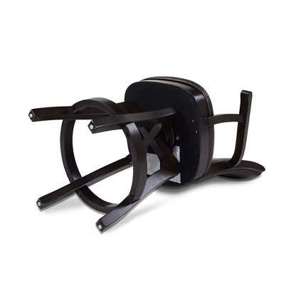 Swivel Counter Height Bar Stool with High Backrest and Solid Hardwood - Multiple Colors