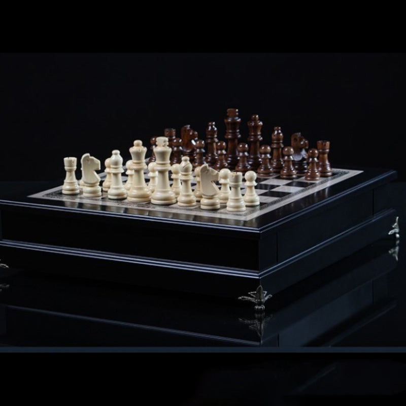 Large International Chess Children's Solid Wood Western Chess Adult Competition Special