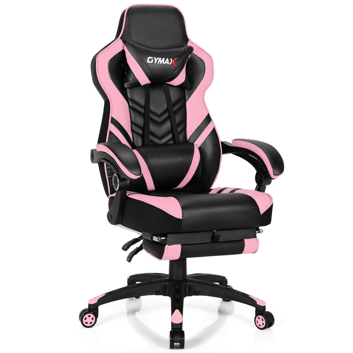 Adjustable Ergonomic Gaming Chair with Footrest - 6 Color Options