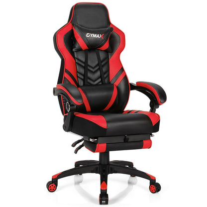 Adjustable Ergonomic Gaming Chair with Footrest - 6 Color Options