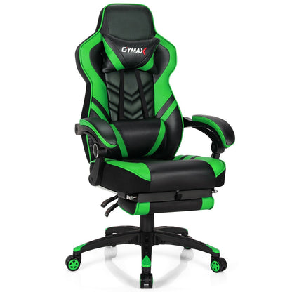 Adjustable Ergonomic Gaming Chair with Footrest - 6 Color Options