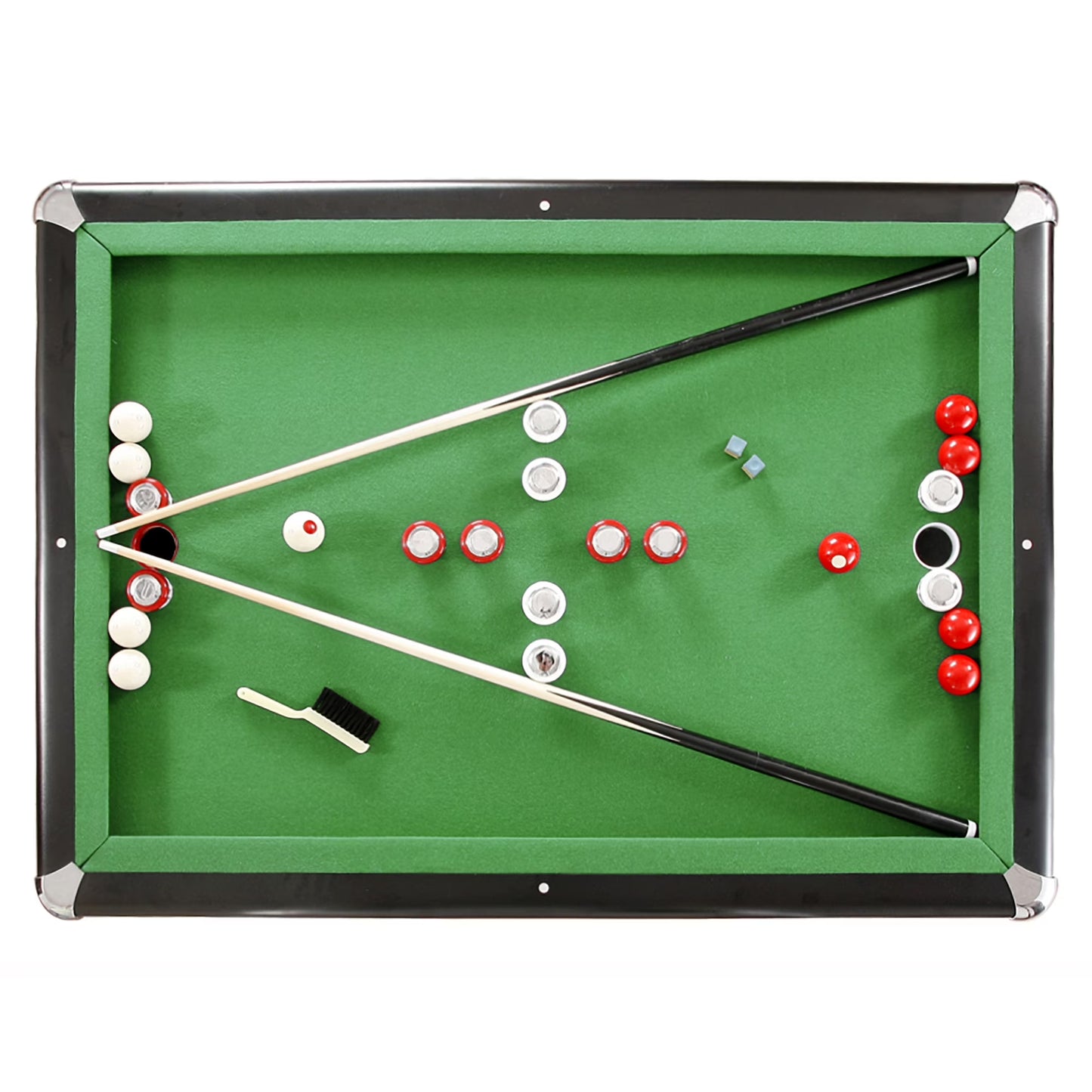 Renegade Slate Bumper Pool Table, 54-In, Green