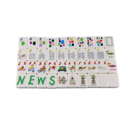 Doggie Dog Mahjong Tiles