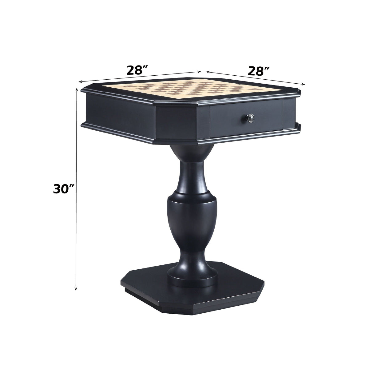 3 in 1 Chess Game Table with Storage