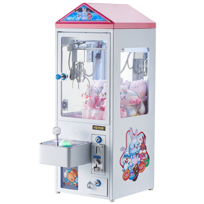 Claw Machine, 0-3 Jaw Diameter 0-5 Jaw lifting, Crane Prize Grabber Commercial Arcade Game Toys, Cool Fun Grab-And-Win Machine w/ Light and Sound, Dispenser Vending Toy For Kids,Boys &Girls