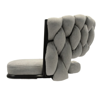 Bar Stool 360 Swivel with Back Footrest - Upholstered, Set of 2