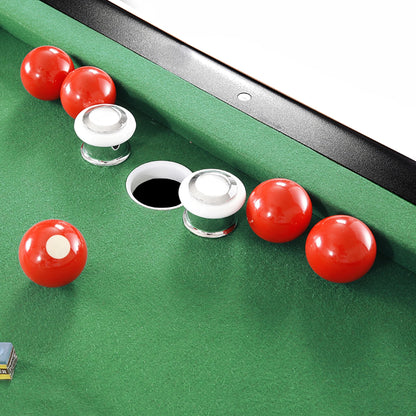 Renegade Slate Bumper Pool Table, 54-In, Green