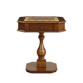 3-in-1 Reversible Chess Checker Game Table with Game Tray - Light Brown