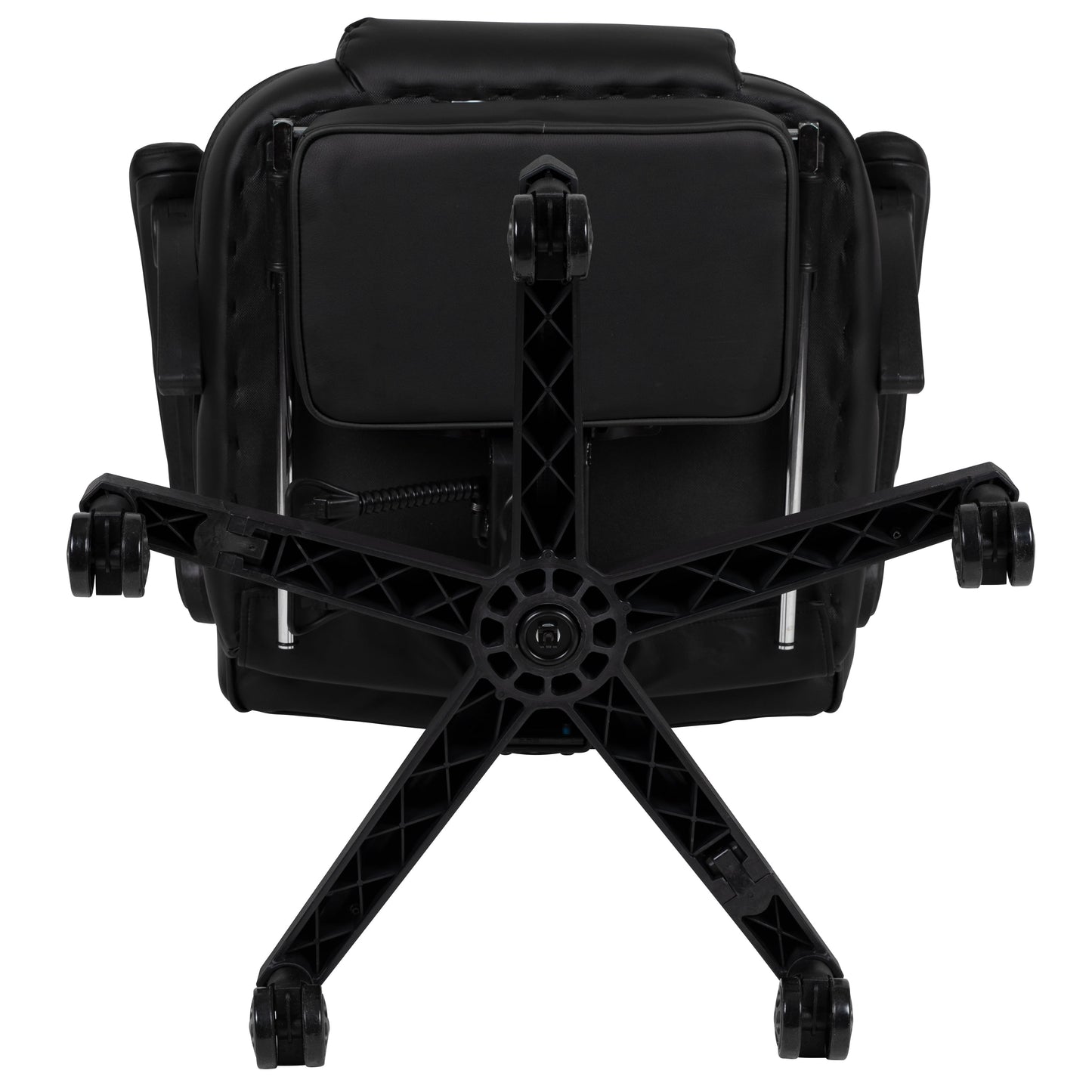 Black Ergonomic Gaming Chair -Recline Back/Arms, Footrest, Massaging Lumbar