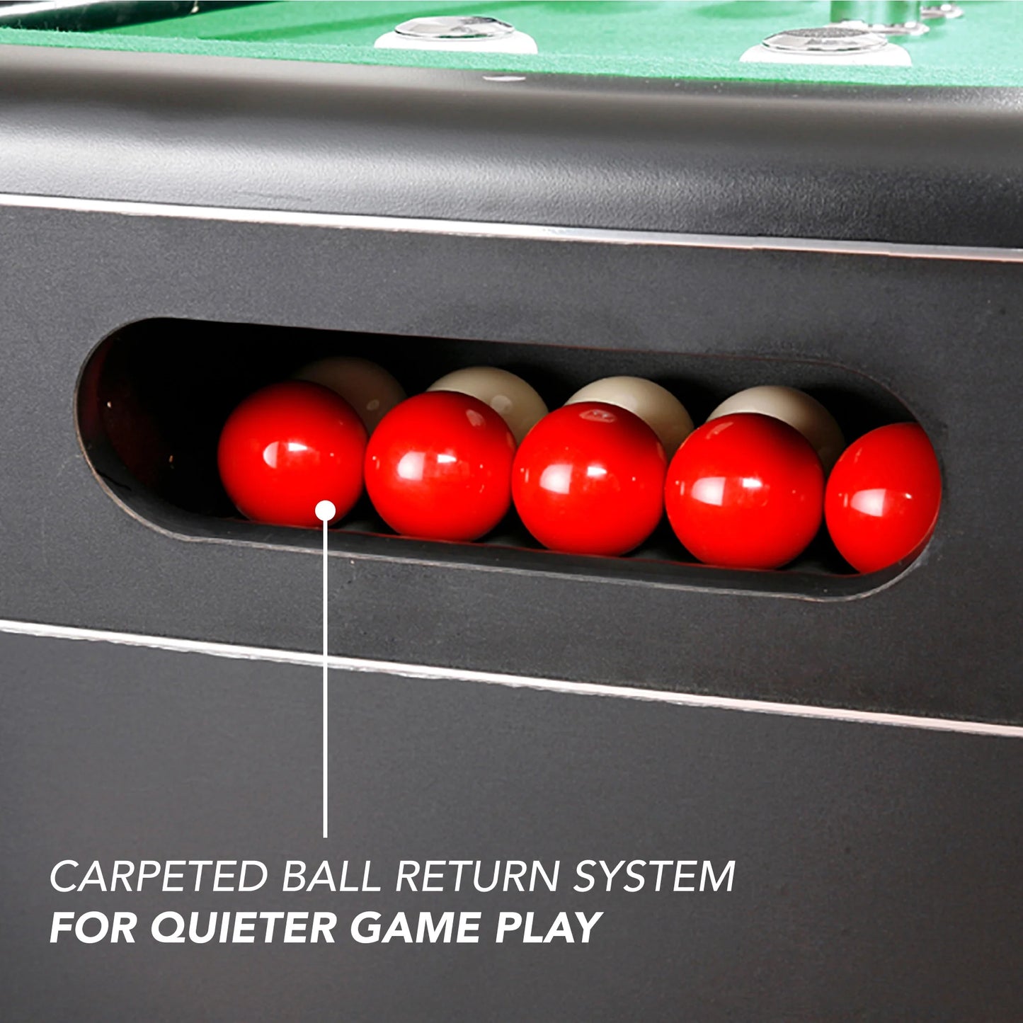 Renegade Slate Bumper Pool Table, 54-In, Green