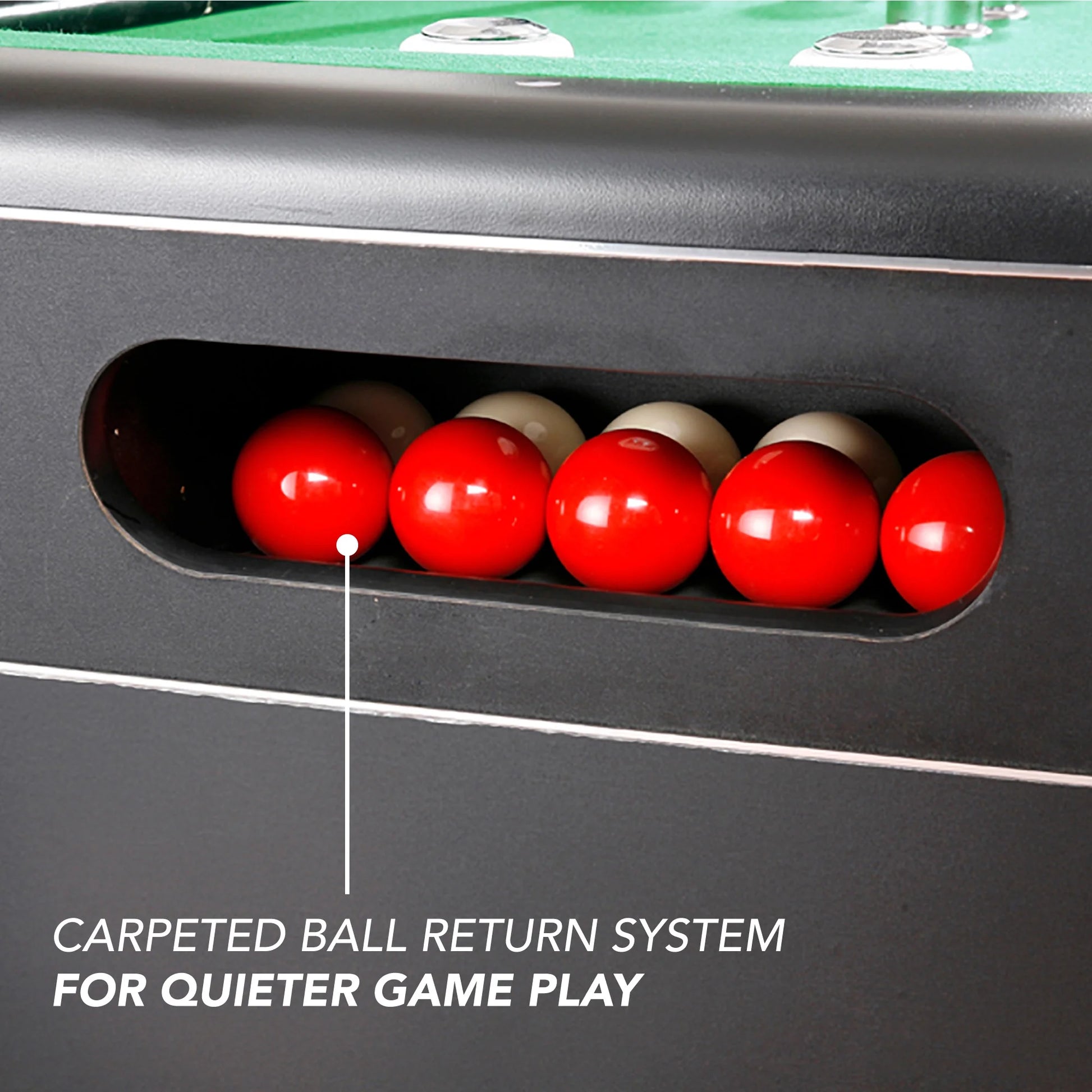 Renegade Slate Bumper Pool Table, 54-In, Green