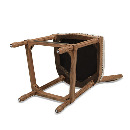 Rattan Wicker High Back Counter Bar Stool with Oak Frame - Gray or Dark Brown