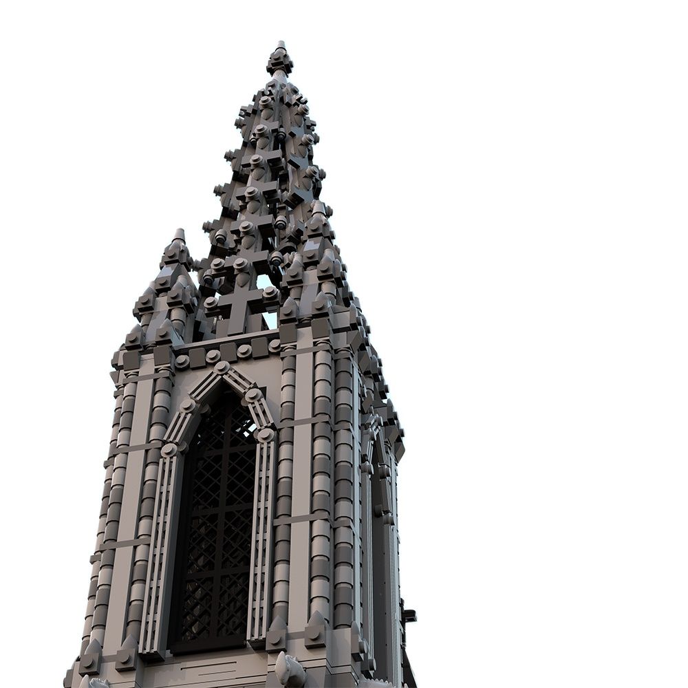 Street View Building Super Cathedral Is Compatible With Puzzle Toys
