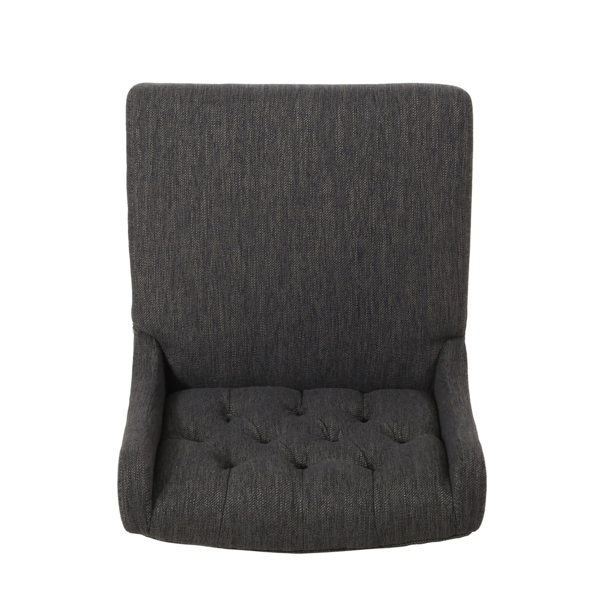 Upholstered Barstool with Button Tufted Wing Back - Multiple Colors