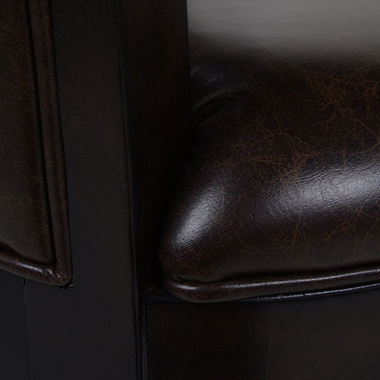 Swivel Counter Height Bar Stool with High Backrest and Solid Hardwood - Multiple Colors