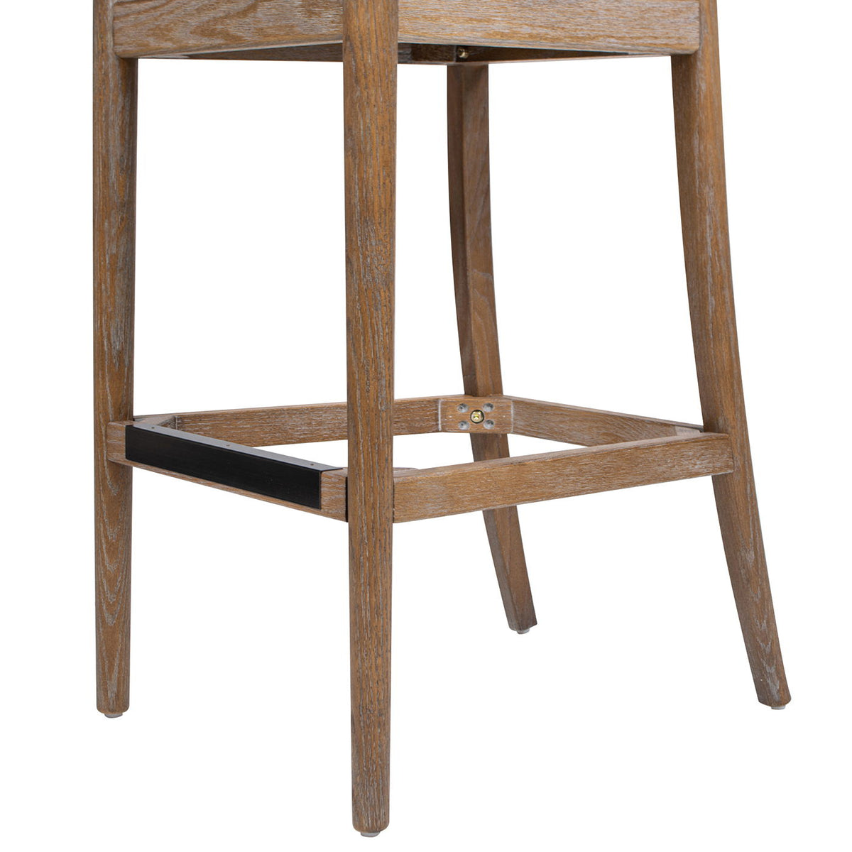 Curved Back Cane Bar Stools with Natural Cane Webbing - Black or White