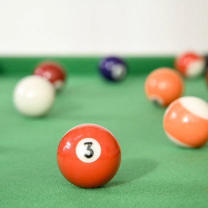 38" Mini Pool Table Set Tabletop Billiards Game with Easy Folding for Storage, with Balls, Cues, Chalk, Brush