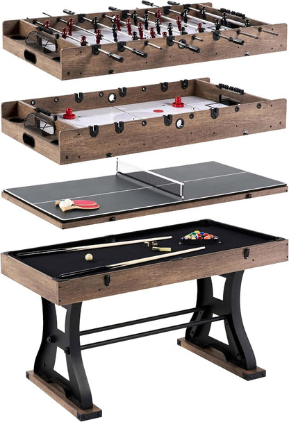 Barrington 54In Combo Game Table