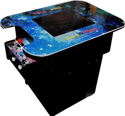 60-Game Full-Size Cocktail Arcade Machine – Dual Player Retro Arcade Table with LCD Screen, Joysticks, and Buttons – Classic Arcade Cabinet for Home or Game Room Use