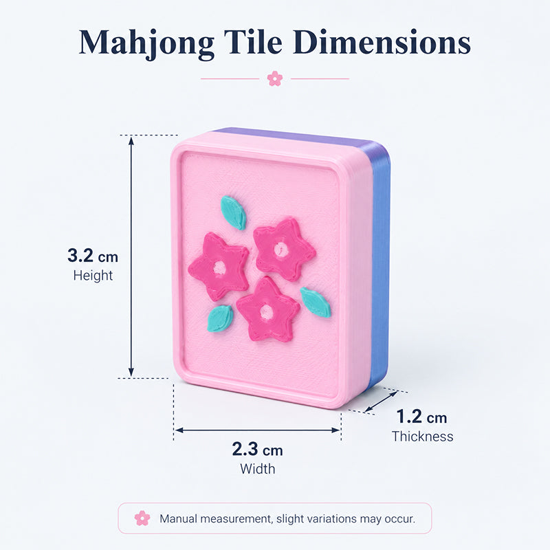 160-Tile American Mahjong Set,Floral Butterfly Mahjong Tiles With Raised 3D Details, 4 Dice & Rules Guide, Complete Mahjong Game Set