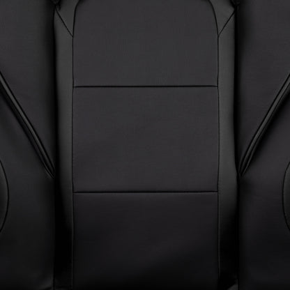 Black Ergonomic Gaming Chair -Recline Back/Arms, Footrest, Massaging Lumbar
