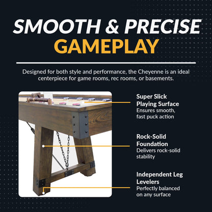 Cheyenne 12-Ft Shuffleboard Table