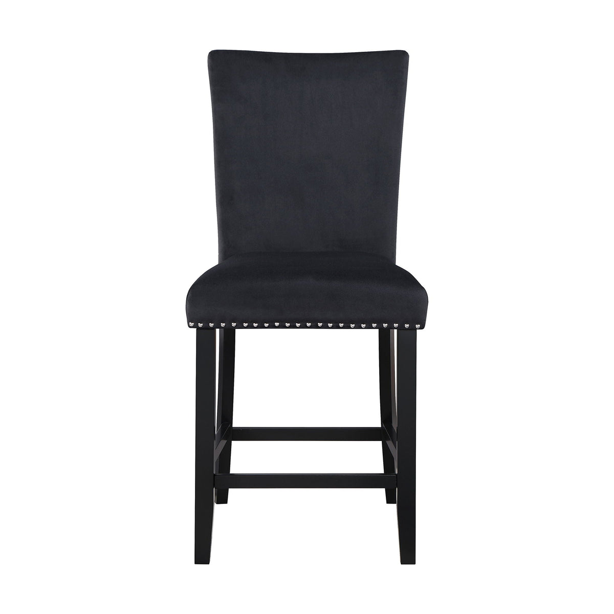 Faux Marble Bar Table and 4 Bar Stools Set with Double Pedestal Base - Black or White