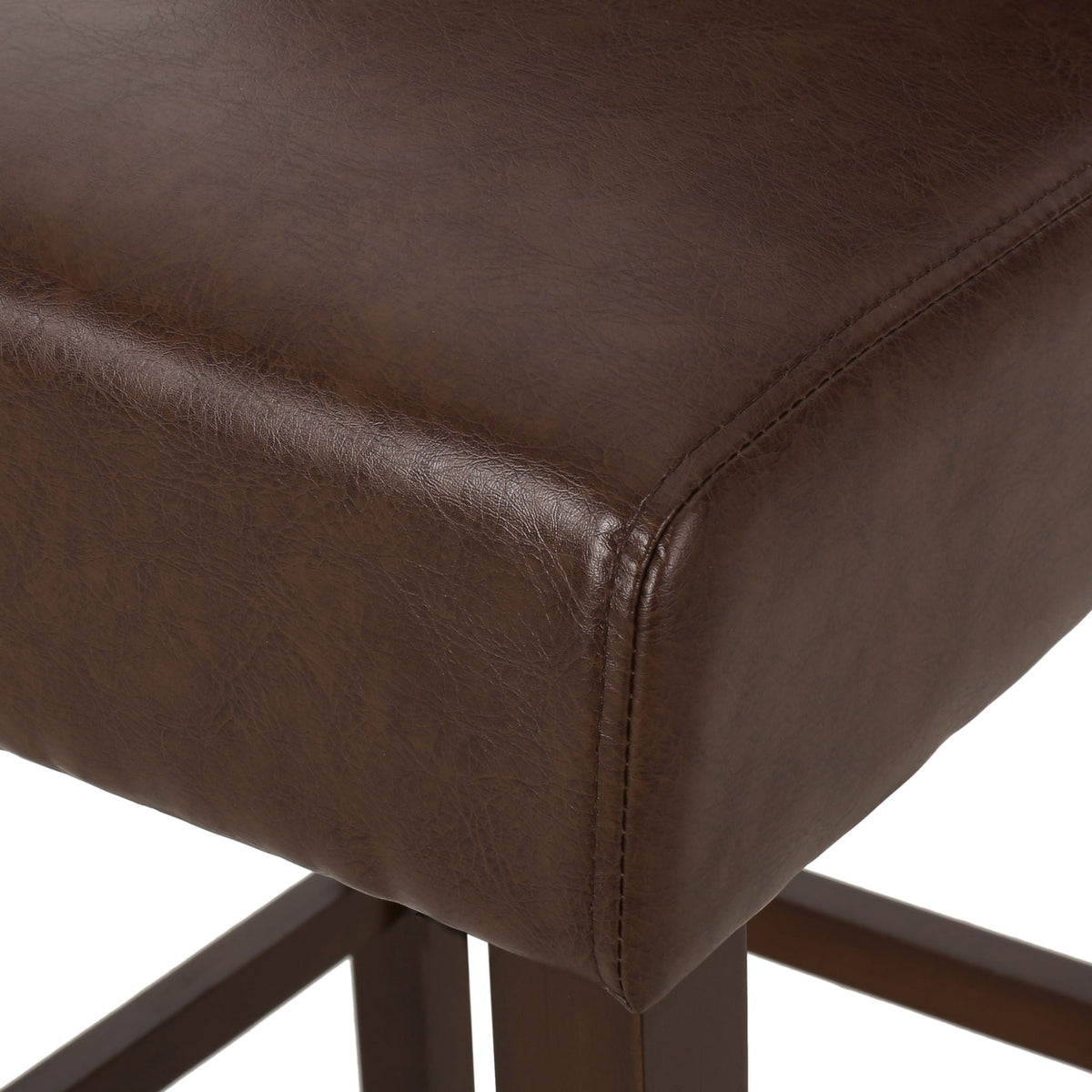 Upholstered Barstool with Button Tufted Wing Back - Multiple Colors