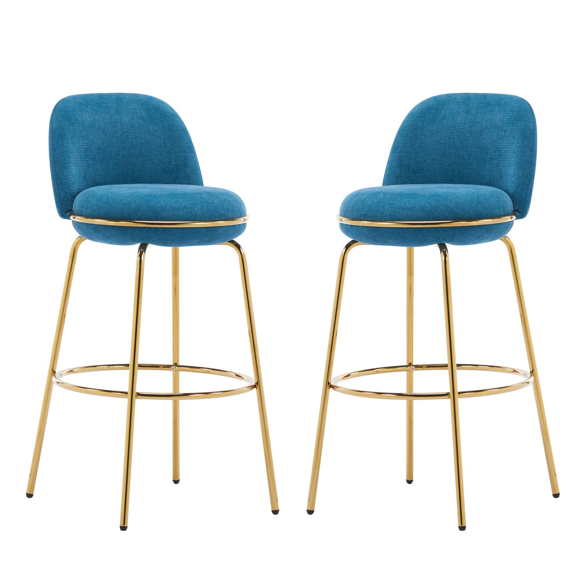 Rio Claro Indoor Upholstered Barstool Set of 2