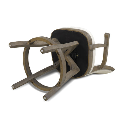 Swivel Counter Height Bar Stool with High Backrest and Solid Hardwood - Multiple Colors