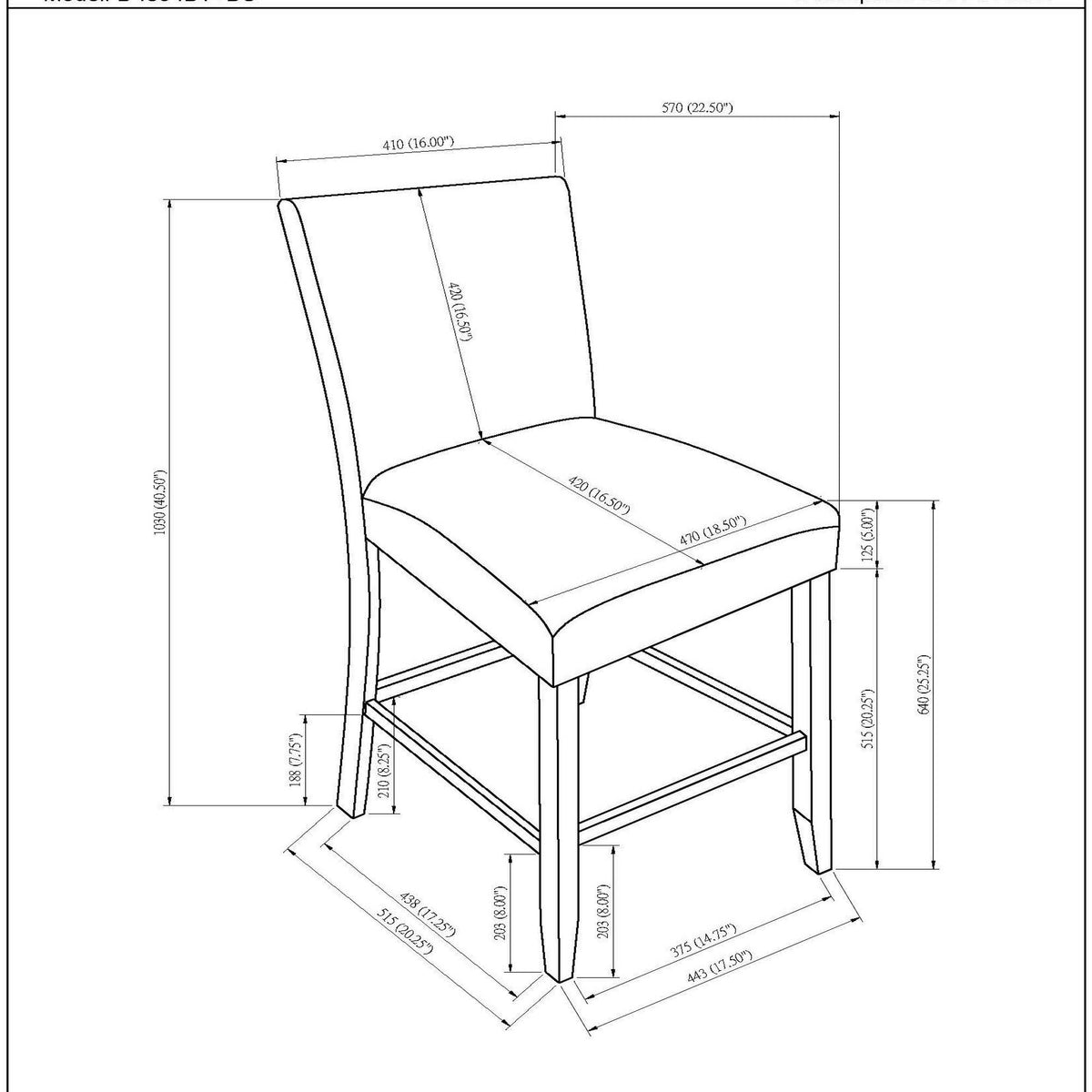 Espresso Bar Table And 4 Bar Stools Set with Velvet-Like Upholstery - Espresso / White