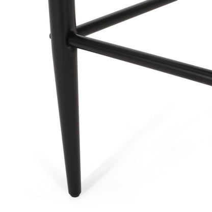 Upholstered Bar Stools With Backs For Kitchen Island (Set of 2)