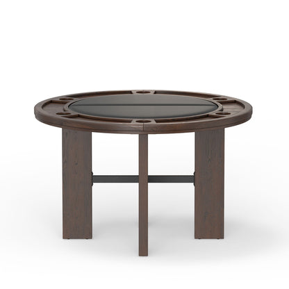 2 in 1 Dining and Game Table with Dual-Purpose Top