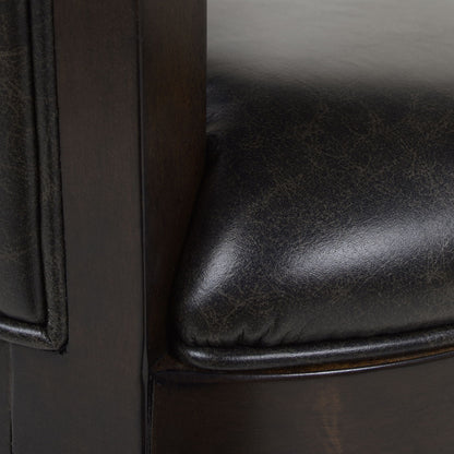 Swivel Counter Height Bar Stool with High Backrest and Solid Hardwood - Multiple Colors