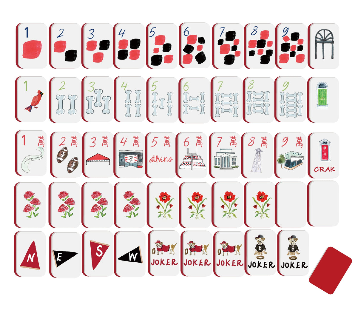 Athens Mahjong Tiles